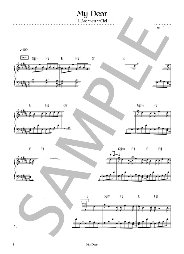 ○バンドスコア L'Arc～en～Ciel ⁄ SMILE (Official band score) 初版