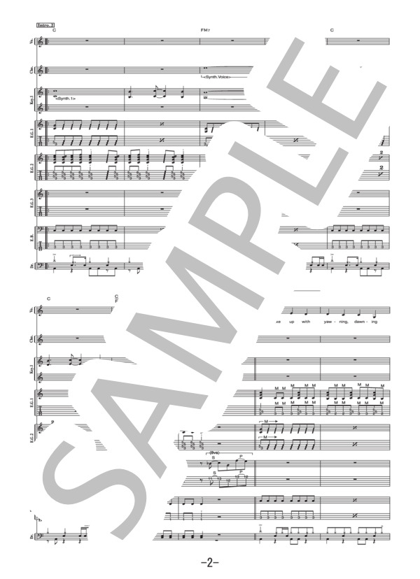 楽譜】TONIGHT, TONIGHT, TONIGHT / BEAT CRUSADERS バンドスコア