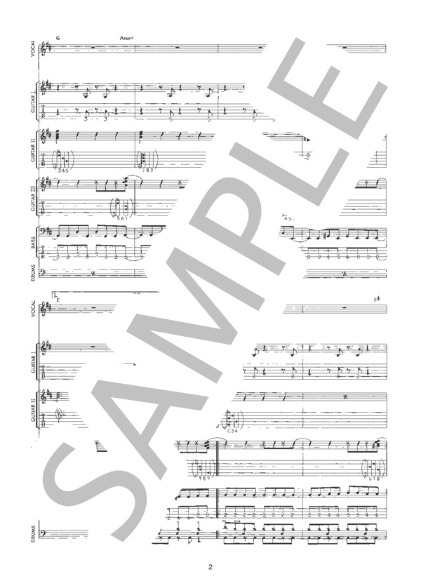 楽譜】Image / LUNA SEA (バンドスコア / 中級) - Piascore 楽譜ストア