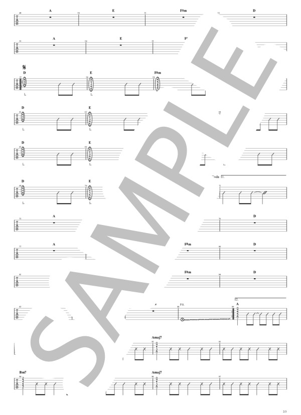 楽譜】8823 / スピッツ (エレキギター / 初〜中級) - Piascore 楽譜ストア