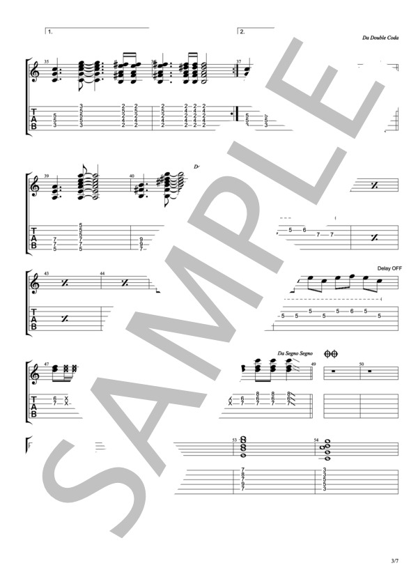 楽譜】TVアニメ「鬼滅の刃」無限列車編ED - LiSA『白銀』E.Guitar TAB