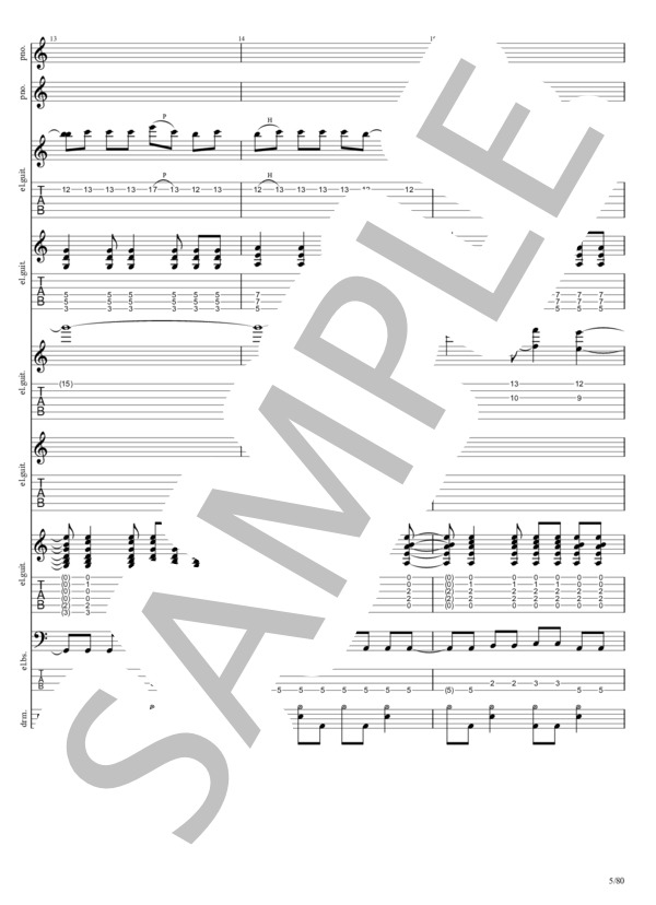 楽譜】LIFE / La'cryma Christi (バンドスコア / 中級) - Piascore