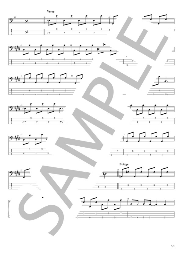 楽譜】銀河鉄道999 / ゴダイゴ (エレキベース / 中級) - Piascore 楽譜