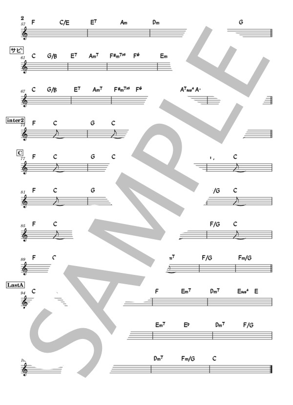 楽譜】 バンド用コード譜 KEY=C / Mr.Children (その他 / その他