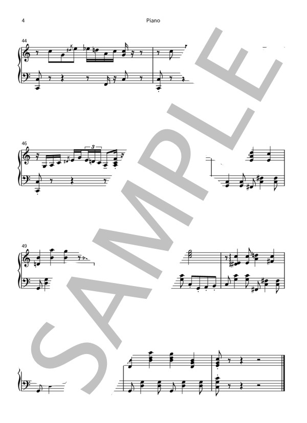 楽譜】Asuka Strikes! 「新世紀エヴァンゲリオンBGM」 ピアノソロ楽譜