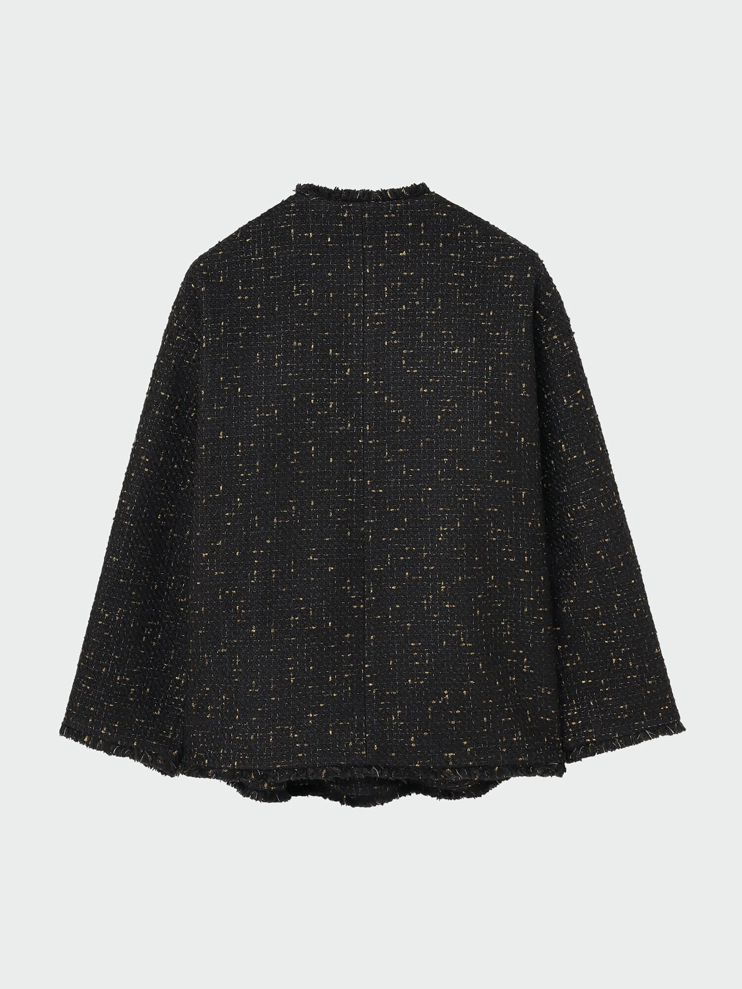 PLST(プラステ)公式 | ツイードノーカラージャケット（ラメ糸入り）