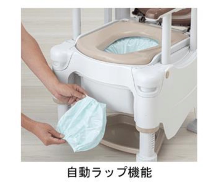 アロン化成 ポータブルトイレ FX-30 らくゾウくん 自動ラップ ソフト