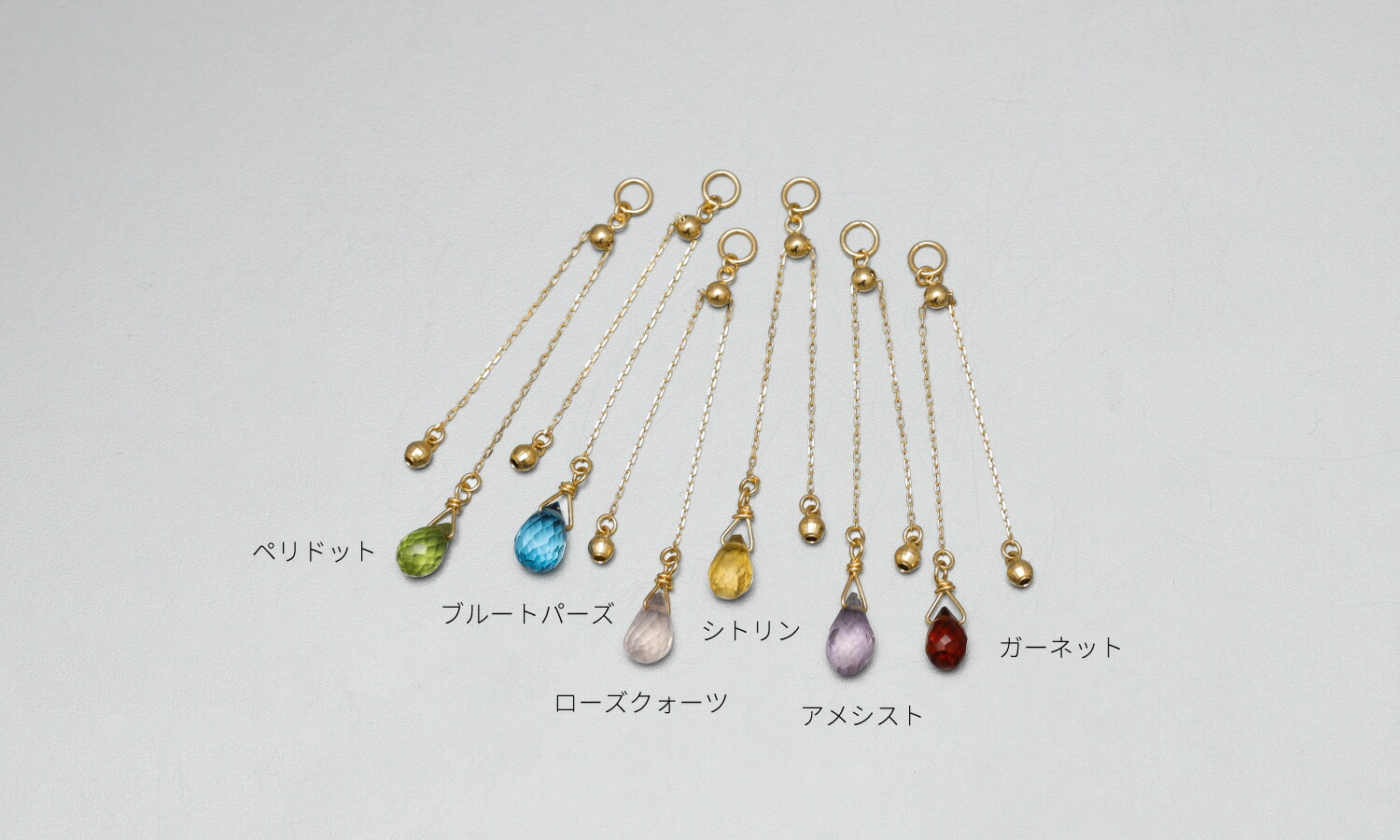 楽天市場】カラーストーン チャーム 付き ピンブローチ ブローチピン