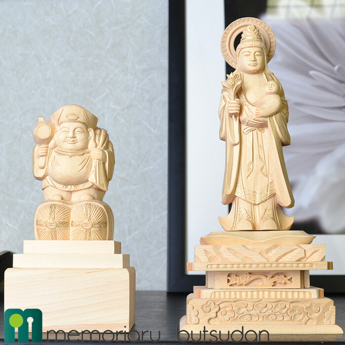 楽天市場】日蓮宗 仏像 脇仏【白木 日蓮宗 脇仏 略式彫 鬼子母神 単体