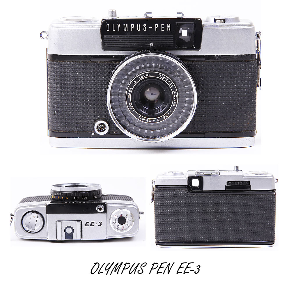 OLYMPUS PEN EE-3 / EE3 カメラ ストロボ装着テスト OLYMPUS PEN EE-3