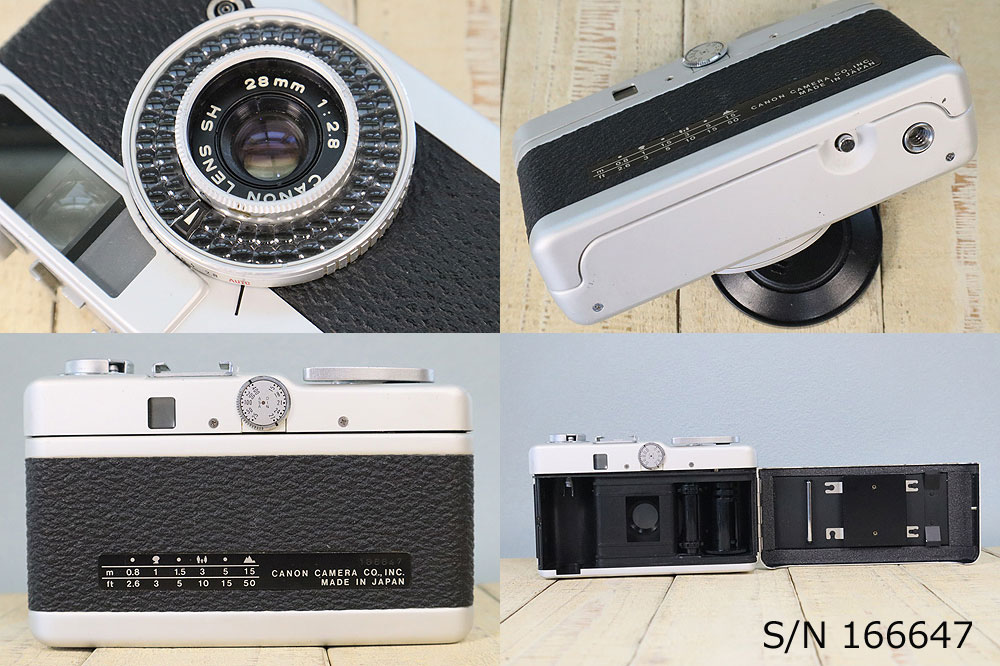 中古】【送料無料】【保証付 】Canon demi EE28 S/N 166647（ケース
