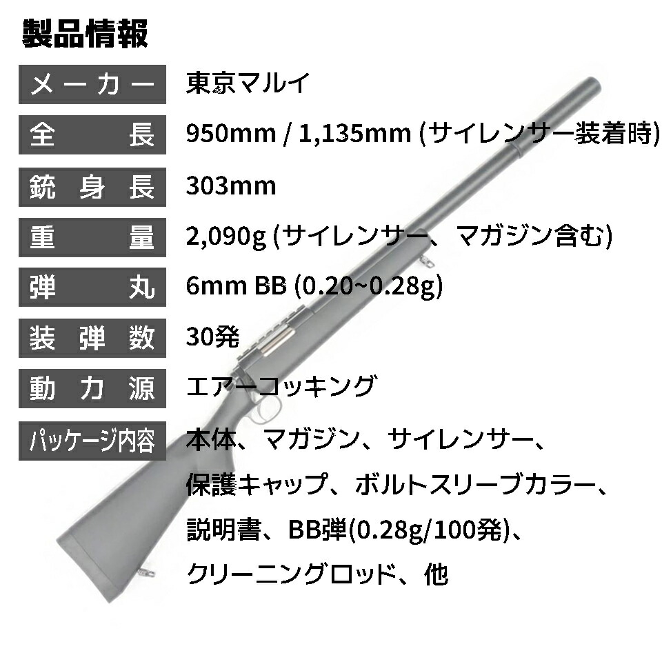 店内全品5％OFFクーポン】東京マルイ VSR-10 プロスナイパー Gスペック