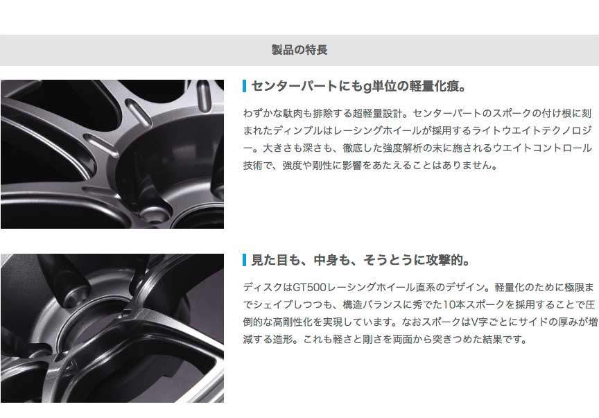 楽天市場】SSR GTX01 ジーティーエックスゼロワン 18インチ 9.0J 52 5