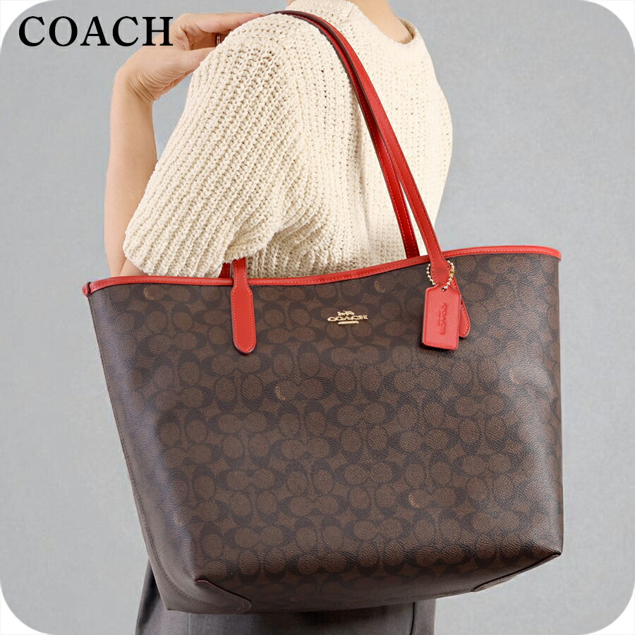 コーチ トートバッグ レディース ブランド COACH シグネチャー CV976