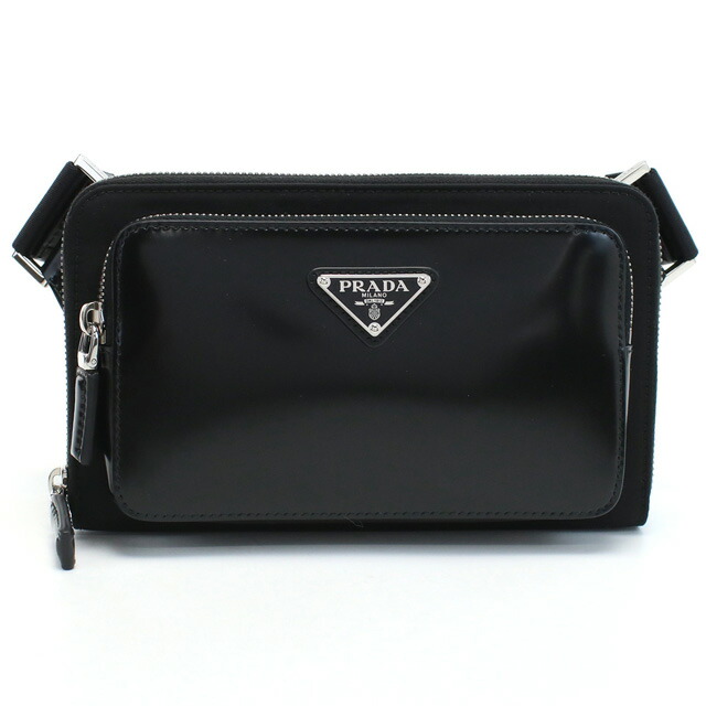 プラダ 斜め掛けショルダーバッグ メンズ ブランド TESSUTO SPAZZOLATO