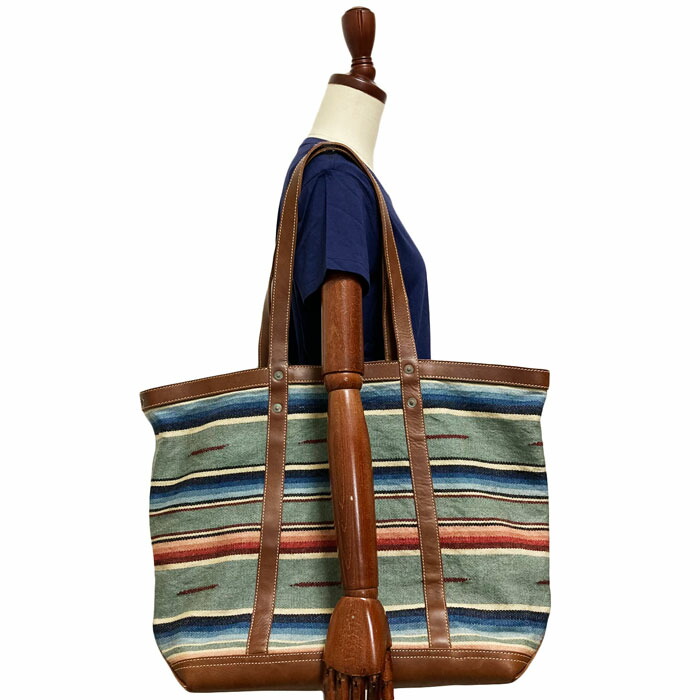 ラルフローレン ダブルアールエル RRL ネイティブ柄 セラペ ハンド