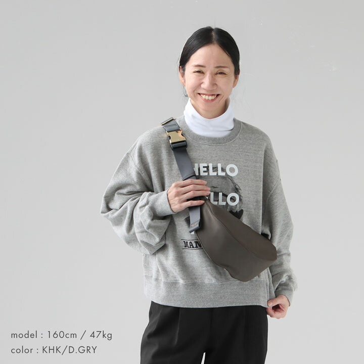 VIOLAd'ORO(ヴィオラドーロ) BIANCA ナイロンボディバッグ(V-2247)の