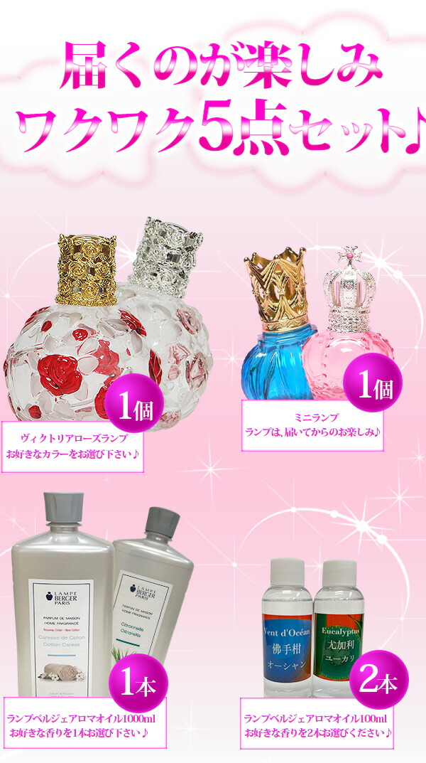 欲ばりセット 】大きいランプも小さいランプも楽しめる（ランプ