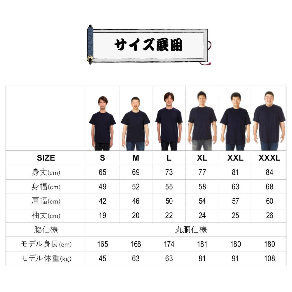 創業年 誕生日 名前を入れられる】帆前掛け風 名入れtシャツ 商店風T