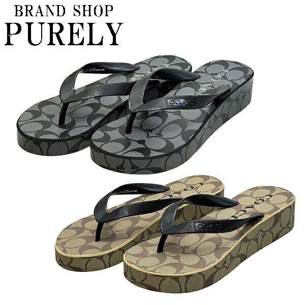 楽天市場】コーチ サンダル レディース メンズ COACH ビーチサンダル