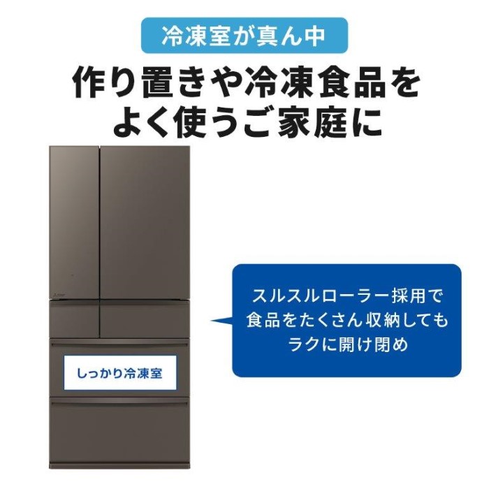 取り寄せ：入荷目安3～5営業日】冷蔵庫【標準設置費込】三菱