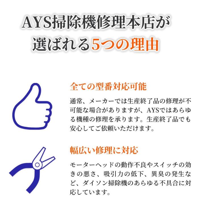 楽天市場】ダイソン掃除機 修理 依頼 故障 修理料金が安くて高技術