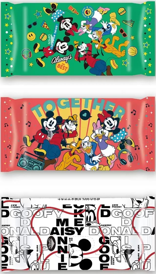 楽天市場】レック 水99% 手口ふき/ミッキー＆フレンズ 80枚入 WTR HAND