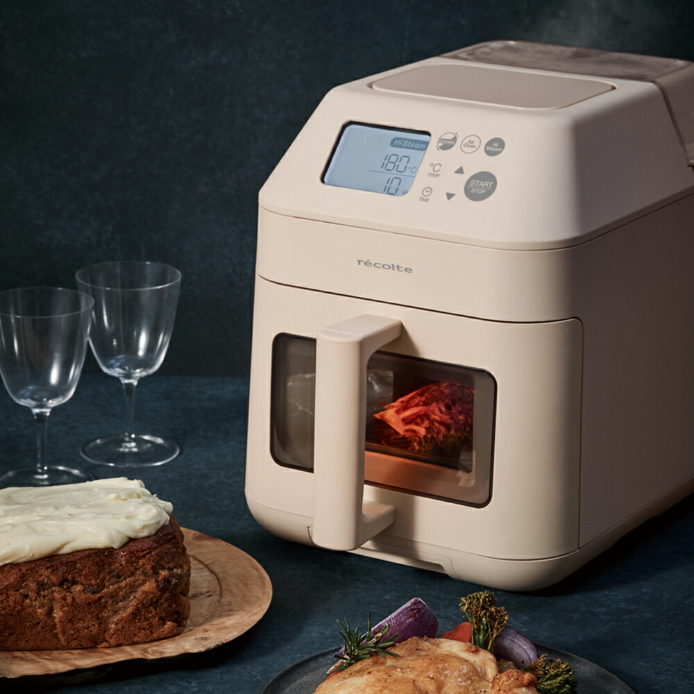 楽天市場】【正規販売店】レコルト ハイスチームエアーオーブン