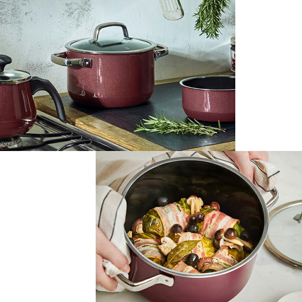 WMF フュージョンテック ミネラル ハイキャセロール 20cm 24cm