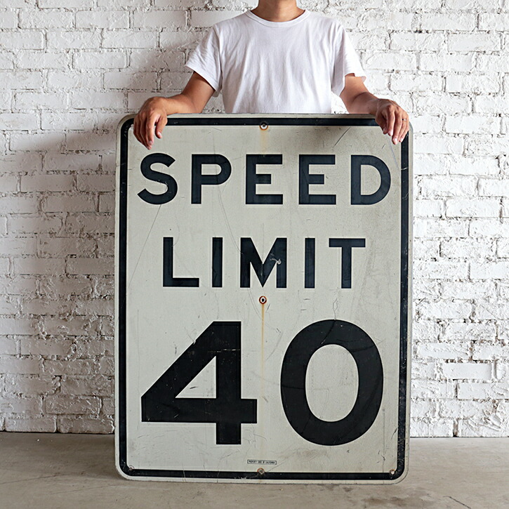 楽天市場】【中古】 SPEED LIMIT 35 看板 アメリカ 道路標識