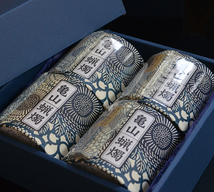 楽天市場】10分ろうそく「亀山五色蝋燭」約300本入り[4個セット/化粧