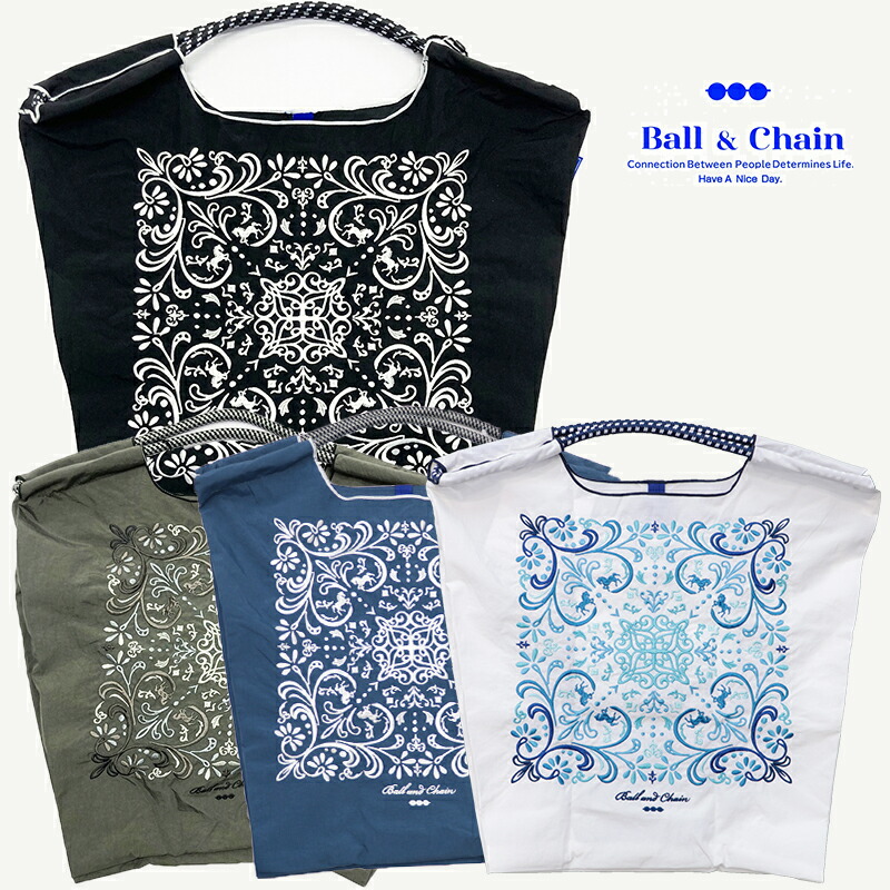 Ball＆Chain ボール＆チェーン 301025 D.HORES ＜Mサイズ＞ バンダナ柄