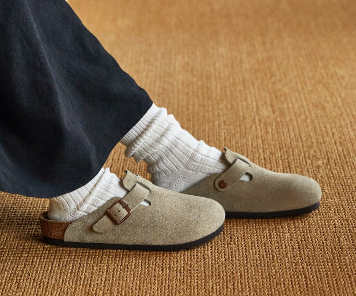 Birkenstock ボストン 38 トープナロー幅