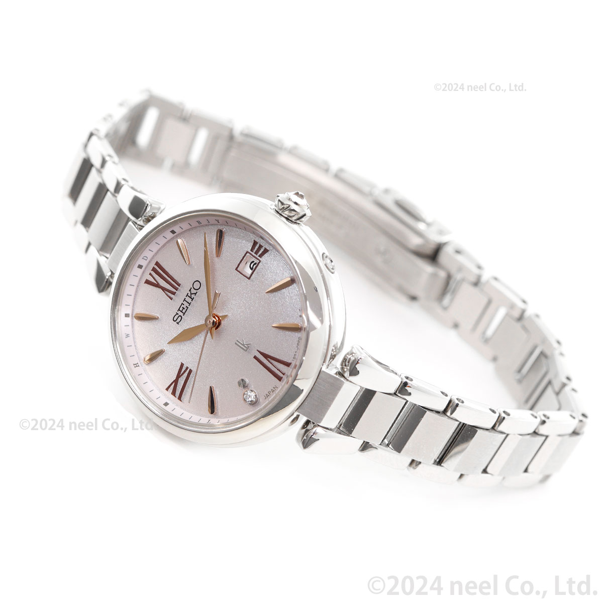 セイコー ルキア SEIKO LUKIA 電波 ソーラー 腕時計 レディース Grow