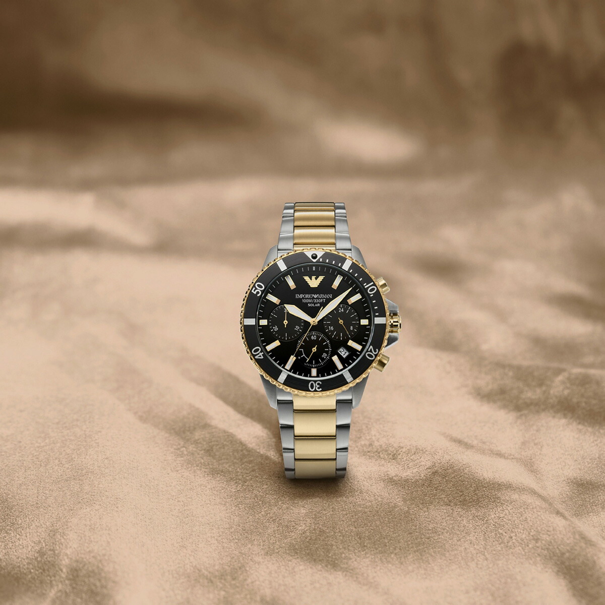 エンポリオアルマーニ EMPORIO ARMANI 腕時計 メンズ ソーラー WORLD