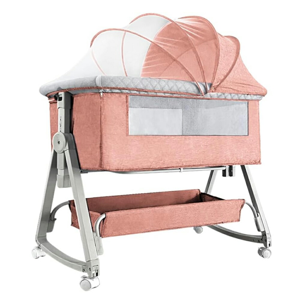 楽天市場】ベビーベッド 添い寝 新生児ベッド 乳児用ベッド 高さ6段