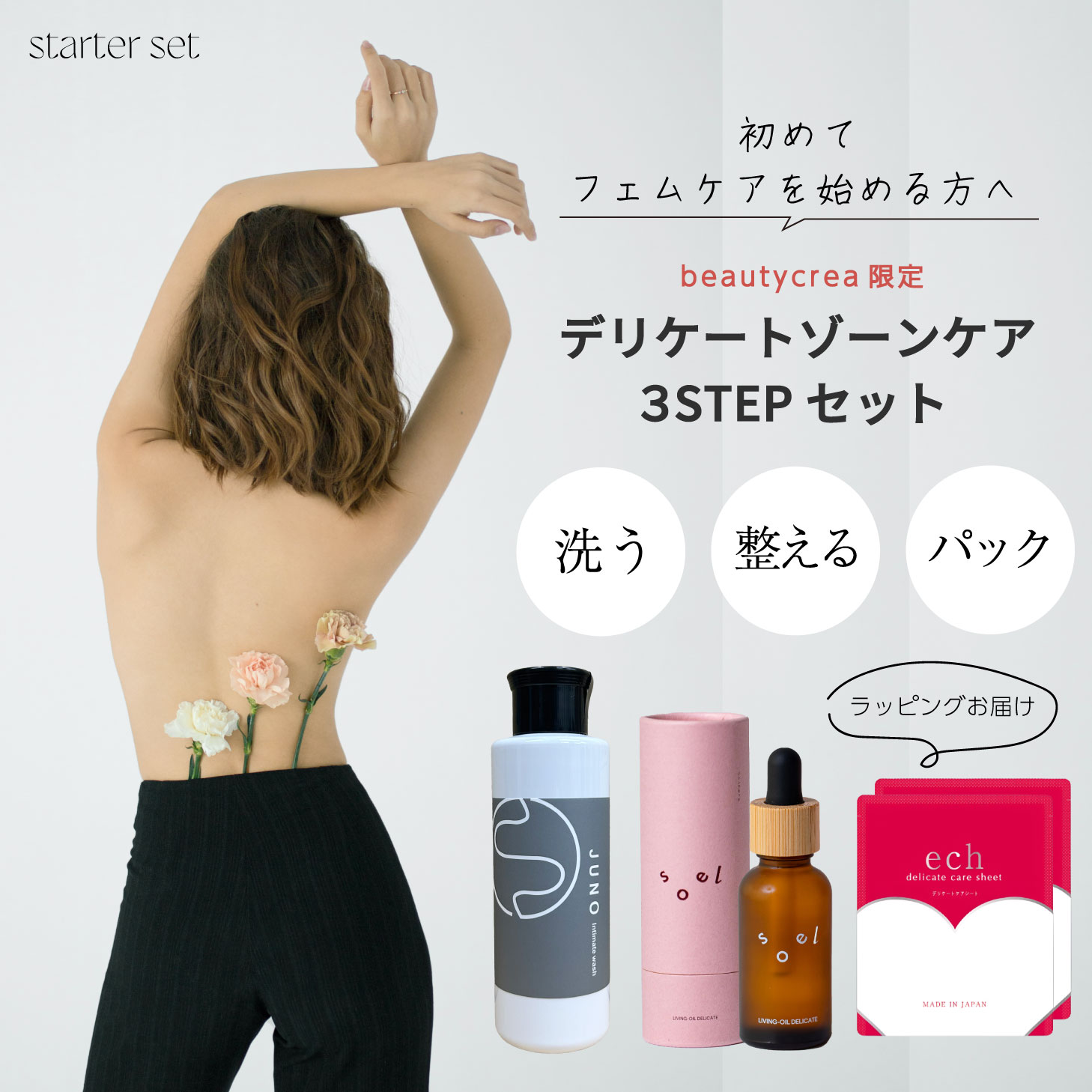 楽天市場】フェムケア 初心者セット スターターセット soel フェミニン