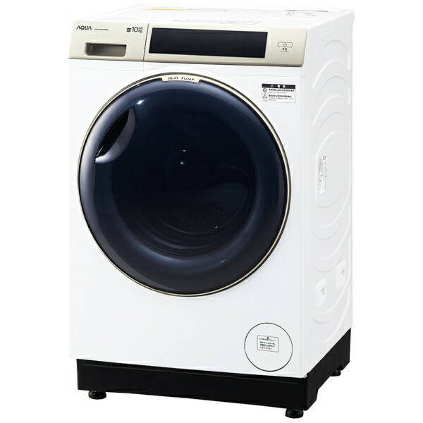 楽天ビック｜AQUA｜アクア ドラム式洗濯乾燥機 ホワイト AQW-DM10R-R(W