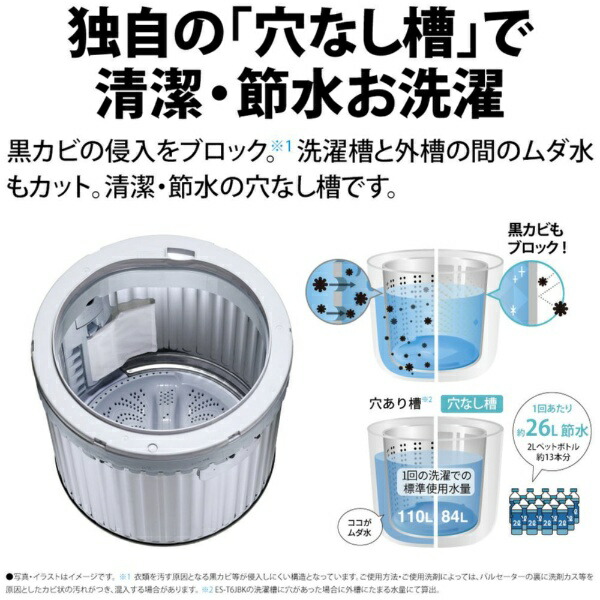 楽天ビック｜買替えで3000pt進呈(3/3まで) SHARP｜シャープ 縦型洗濯