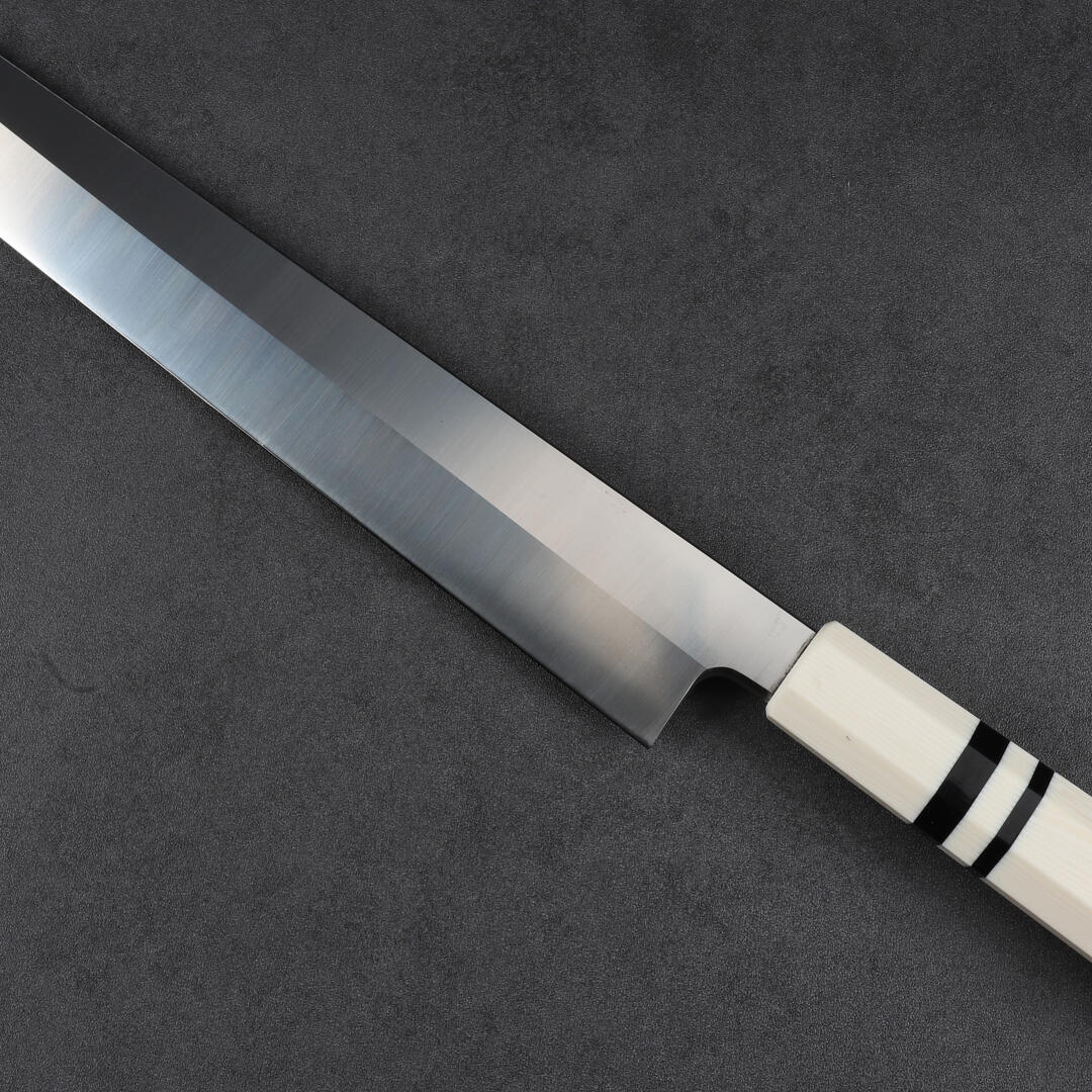 楽天市場】左利き用 柳刃包丁 尺一（刃渡り330mm）普通表面仕上げ 本刃