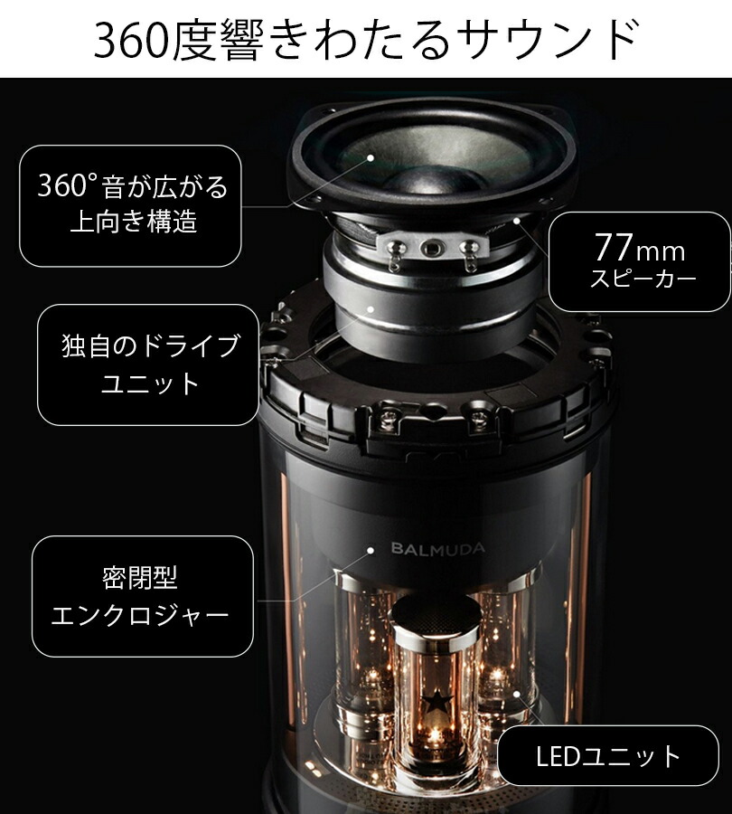 楽天市場】BALMUDA バルミューダ スピーカー bluetooth ワイヤレス