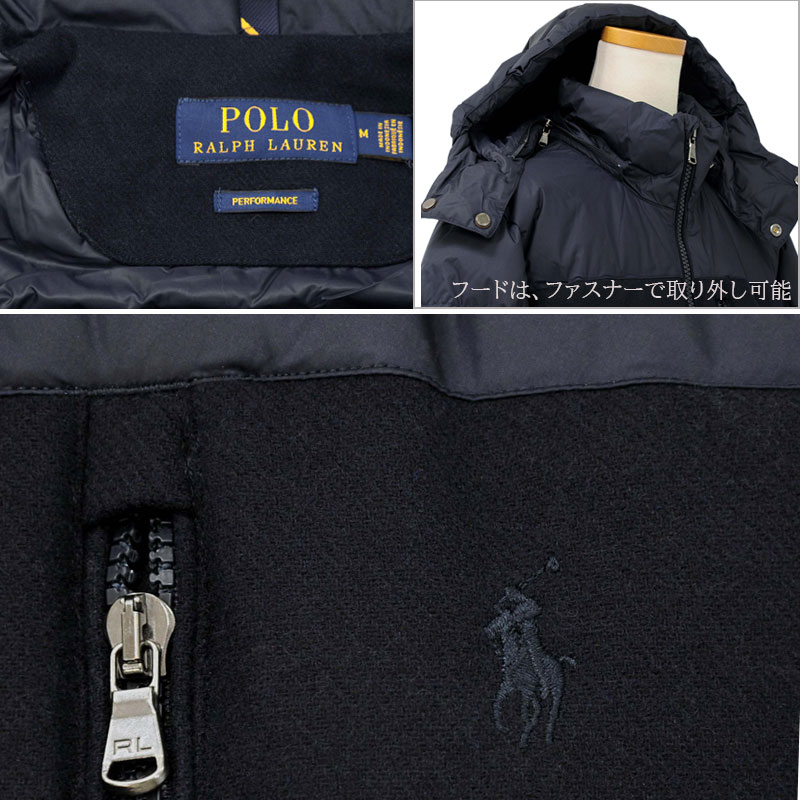 楽天市場】POLO by Ralph Lauren Men'sハイブリッド ダウンジャケット