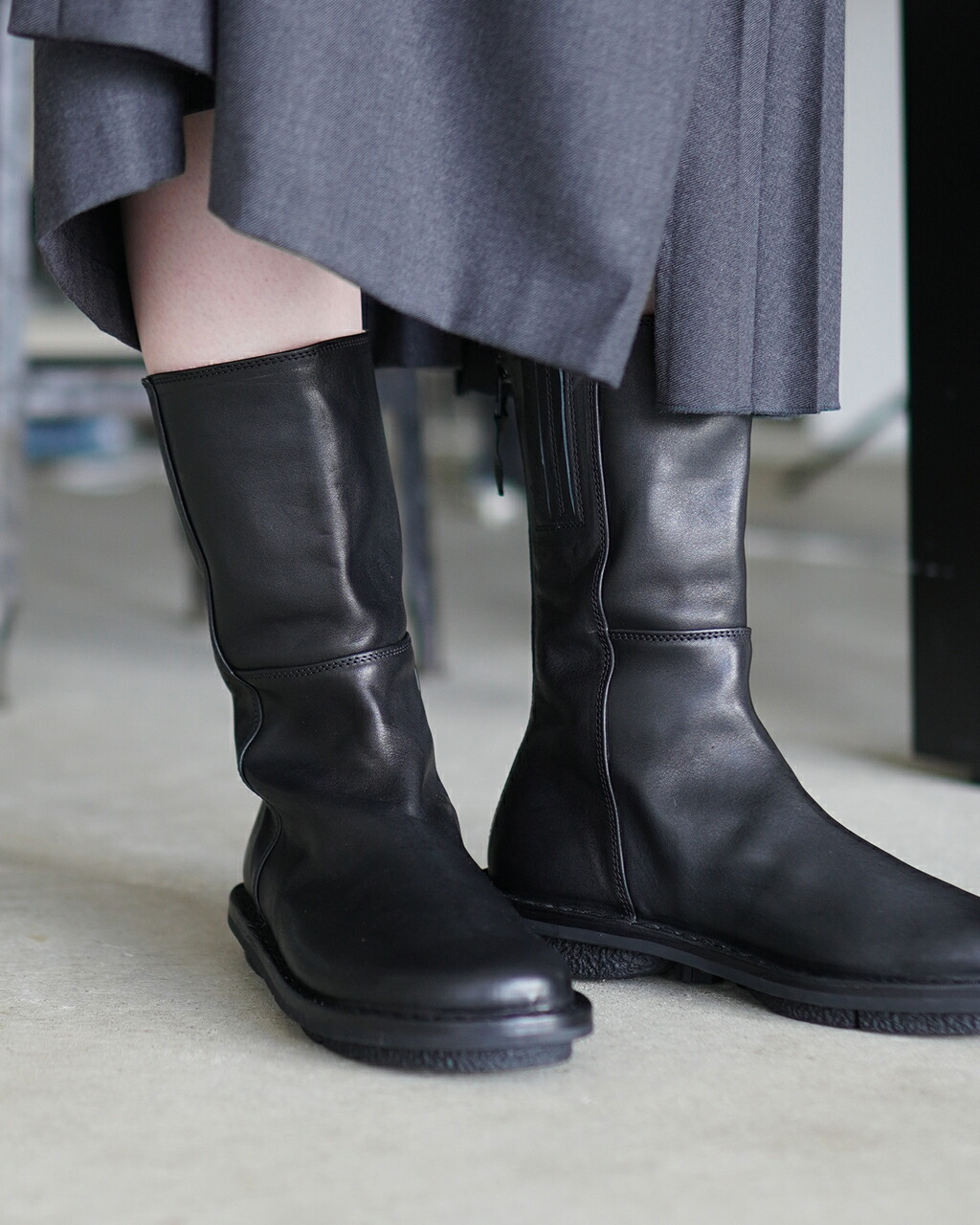 trippen（トリッペン） ミッド ブーツ MID サイド ジップ MID-BOOT