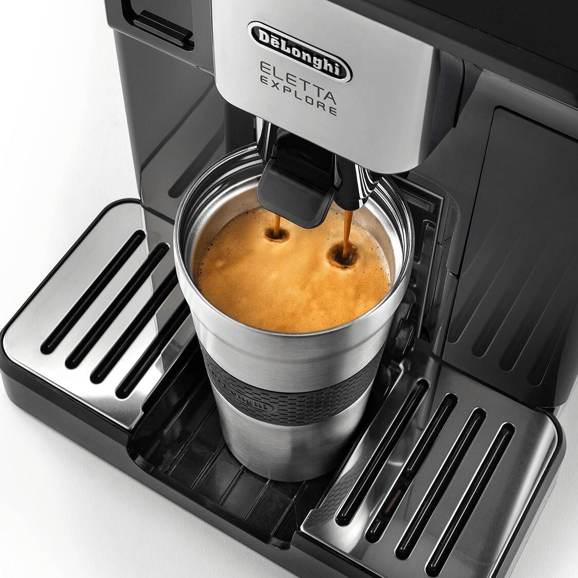 楽天市場】デロンギ エレッタ エクスプロア 全自動コーヒーマシン