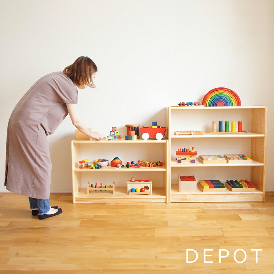 楽天市場】ブロック社 保育園 幼稚園 施設向け 白木棚 （小） 木製