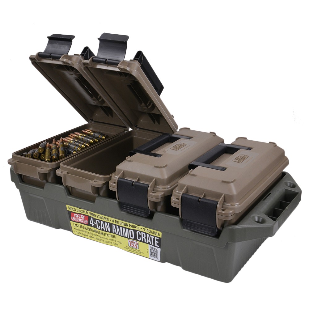 楽天市場】MTM アモカン .30 キャリバー 樹脂製 弾薬ケース 4個セット