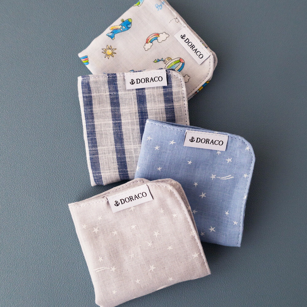 ポケット ミニハンカチ 入園 入学 卒園記念品 DORACO FIRST (ドラコ