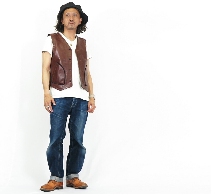 楽天市場】DALLES & CO ダリーズ＆コー ホースハイド レザー ベスト