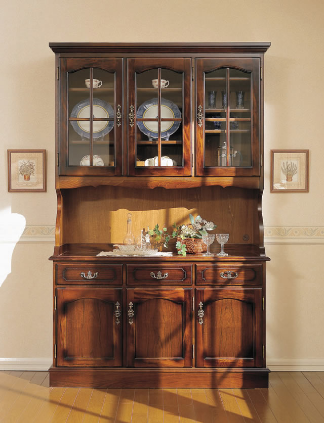 楽天市場】カリモク 食器棚 飾り棚 ダイニングボード コロニアル 幅