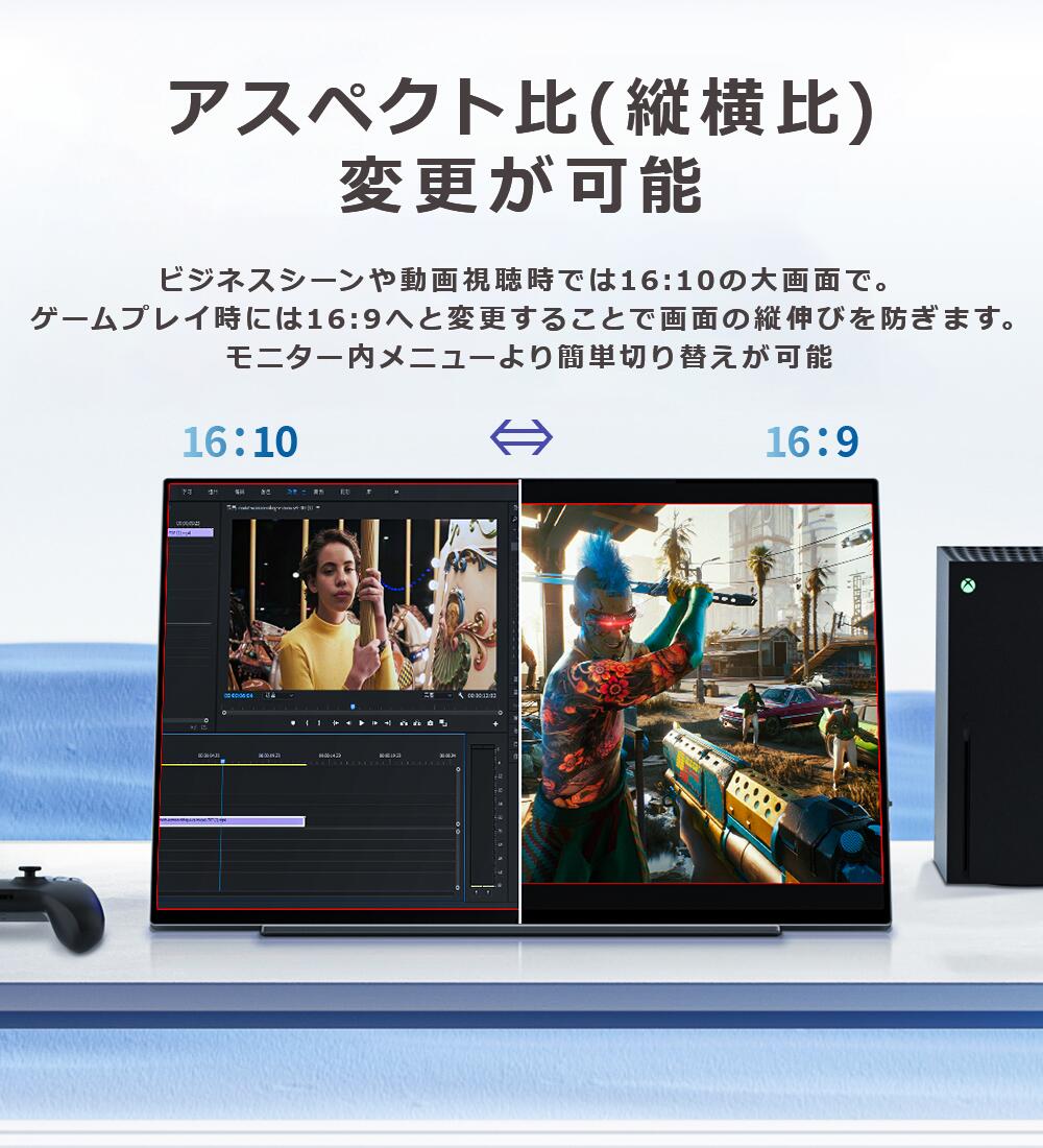 楽天市場】EHOMEWEI モバイルモニター 16インチ 4K 3840x2400